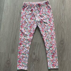 Carter's Pink Multi Floral Leggings